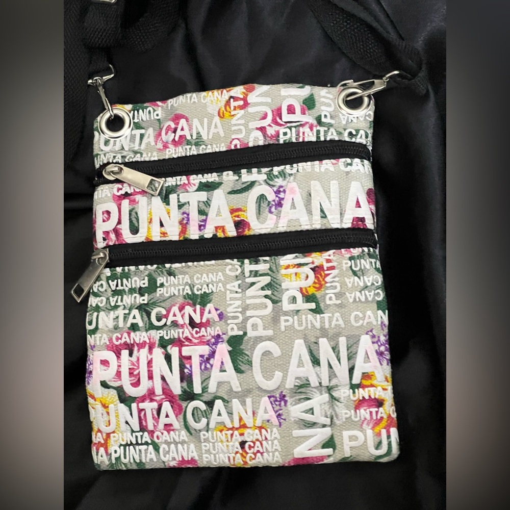 “Punta Cana”Crossbody Bag (2) Compartments Zipper Adjustable Strap PAC-N-Go
